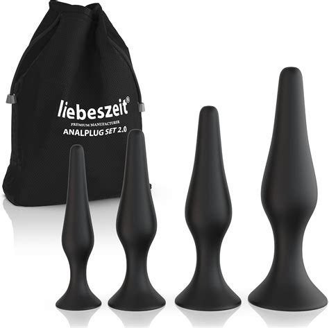 LIEBESZEIT Premium Analplug für Frauen und Männer NEUHEIT Anal Plug Set Buttplug Butt