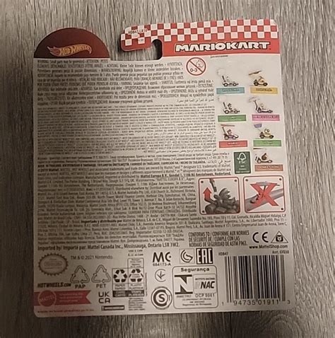 HOT WHEELS SUPER Mario Kart Bowser JR Sports Bowser 1 64 modèle de voiture moulé sous pression