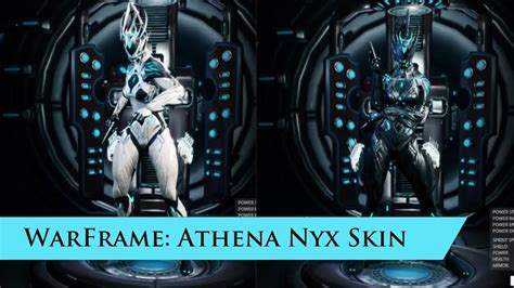 Warframe Athena Tennogen Skin For Nyx Fashion Frame Youtube