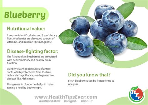 Blueberries Health Benefits With Infographics Health Tips Ever Magazine