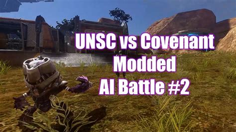 UNSC Vs Covenant Modded AI Battle 2 YouTube