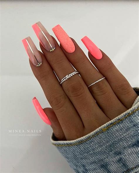 15 Bright Summer Nail Ideas To Inspire You In 2023 Acrylic Nails Coffin Pink Neon Nails Gel