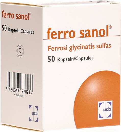 Ferro Sanol 50 Kapseln in der Adler Apotheke