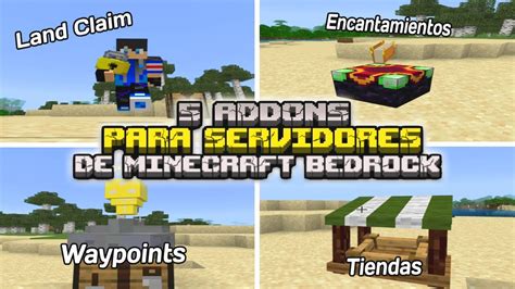 Addons Tiles Para Servidores De Minecraft Bedrock Youtube