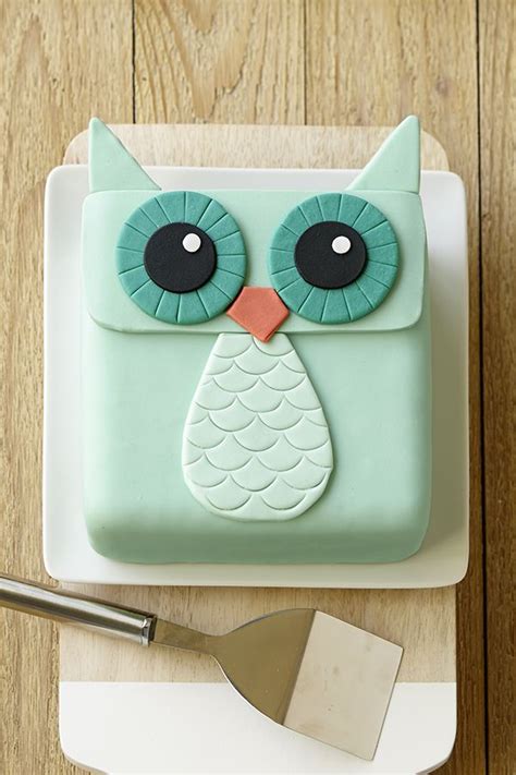 Woodland Animal Cakes And Cupcakes Wilton Owl Cake Birthday Owl