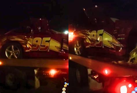 Fue Franccesco Reportan Accidente Del Carro Rayo Mcqueen En Los Mochis