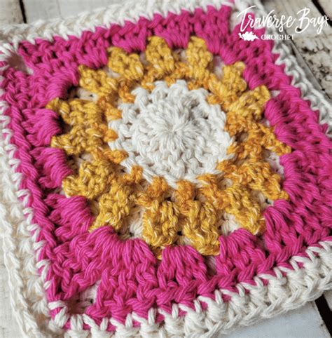 Easy Crochet Potholder Hot Pad Best Free Pattern Traversebaycrochet