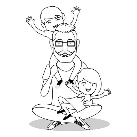 Desenho De Papai Para Colorir