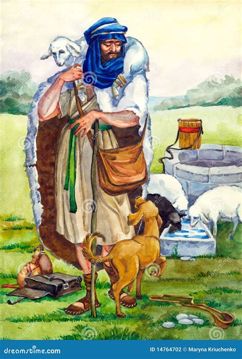 Ancient Israel Shepherd Stock Illustration Illustration Of Israel