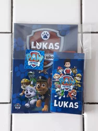 Paw Patrol Bolsitas Libritos Colorear Y Colores X10 U En Venta En Lomas