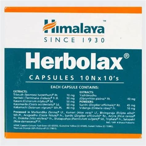 Himalaya Herbolax Capsules, 60 Tablets at best price in Vrindavan | ID ...