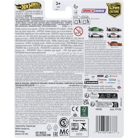 Mattel Hot Wheels Car Culture Race Day Chevrolet Corvette C R Όχημα Παιχνίδι FPY HRV