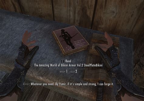 Steel Nord Plate Bikini Armor V Skyrim Mod Mod