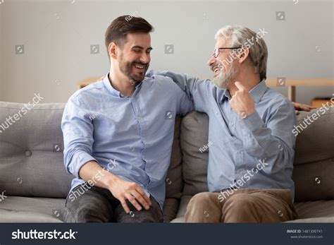 adult male remembering child growing  images stock