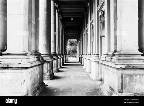 View Of Colonnade Stock Photo Alamy