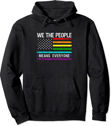 Apparel We The People Means Everyone Vintage Lgbt Gay Pride Flag T Shirts Tees Design