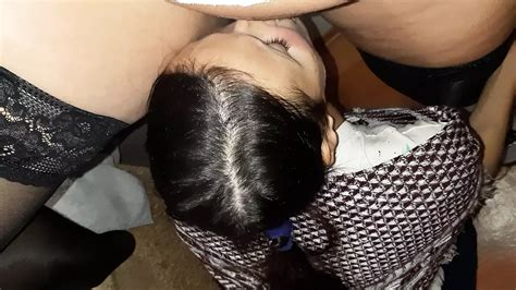 My Submissive Girl Kneels In Front Of Me And Licks My Clit To A Shaking Orgasm Lesbian