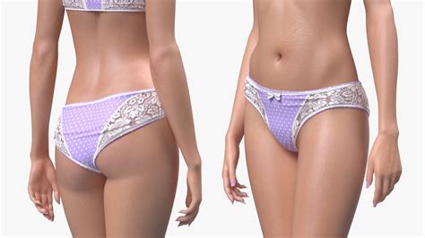 Asian Woman In Lingerie Rigged D Model Max Free D