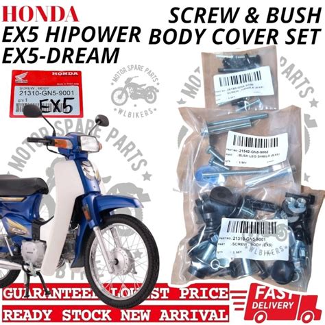 Honda Ex Hipower Ex Dream Body Cover Screw Complete Set Legshield