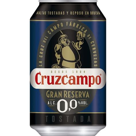 CRUZCAMPO GRAN RESERVA 1904 Cerveza Tostada 0 0 Alcohol Lata 33 Cl