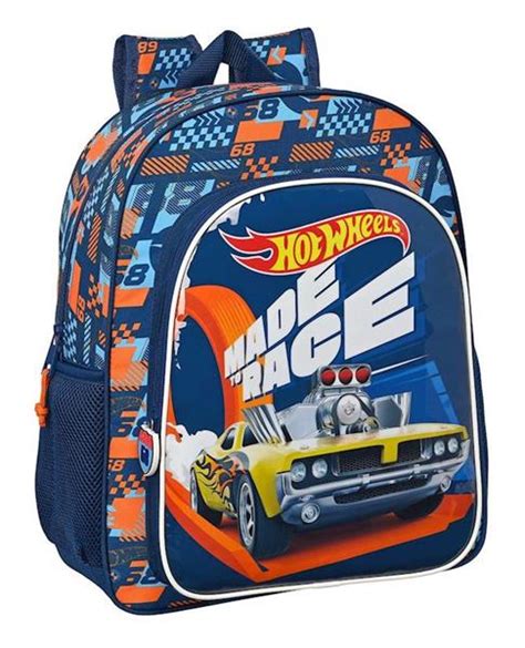 Mochila Junior Hot Wheels Speed Club Adaptable Safta