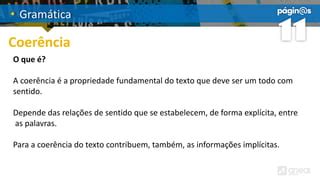 O Que Significa A Palavra Coerência - COERÊNCIA E COESÃO TEXTUAL - POWER POINT AREAL - PORTUGUÊS 11ºANO | PDF