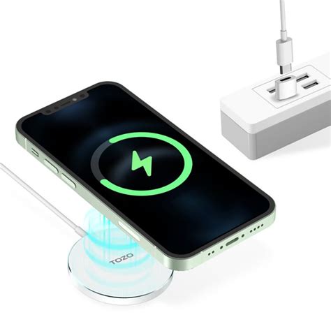 Chargeur Induction Sans Fil Magn Tique W Charge Rapide