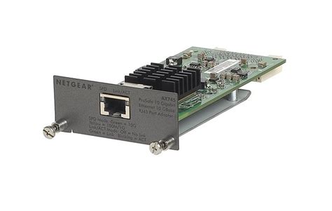 Netgear Ax Prosafe Gbase T Rj I O Module At Mighty Ape Nz