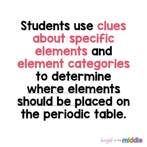 periodic table  elements activity