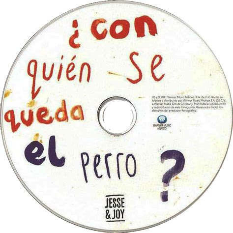 Car Tula Cd De Jesse Joy Con Quien Se Queda El Perro Portada