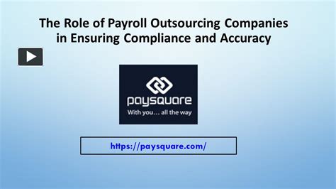 Ppt The Role Of Payroll Outsourcing Companies In Ensuring Compliance