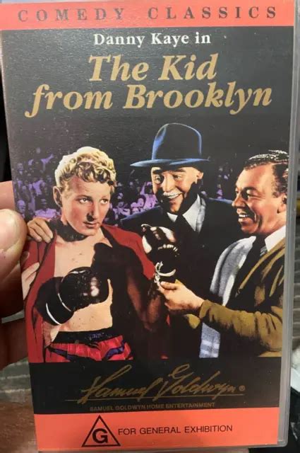 The Kid From Brooklyn Vhs Video Tape 1946 Danny Kaye Musical Comedy