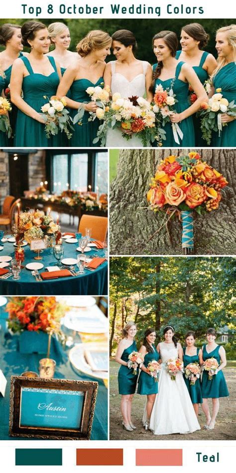 Teal Wedding Color Scheme