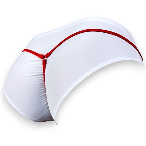 SS Spandex Micro Thong Bikini Bottom Shbikini Extreme String Thong Lingerie Gift