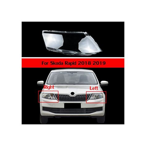 Set 2 sticle faruri pentru Skoda Rapid (2018 - 2019) Xenon Bright ...