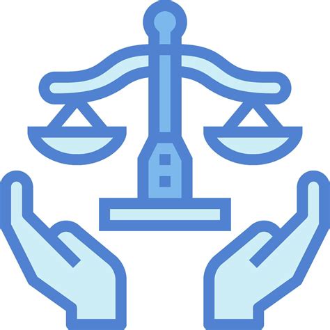 scales  justice icon  vector art  vecteezy