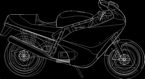 Motorcycles Several Cad Dwg Drawing In Autocad Format Dwg Free Images