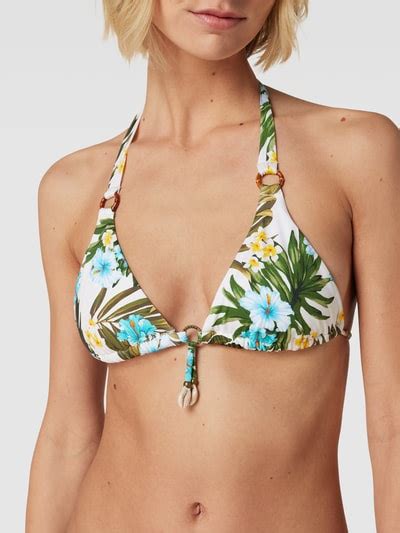 Banana Moon Bikini Oberteil Mit Floralem Allover Muster Modell Liko Maupiti Offwhite Online