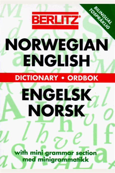 Buy Berlitz Norwegianenglish Dictionary Book By Berlitz Guides