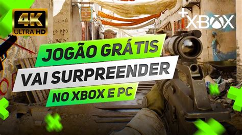 ATENÇÃO ESSE JOGO GRÁTIS VAI SURPREENDER DEMAIS no XBOX ONE SERIES e