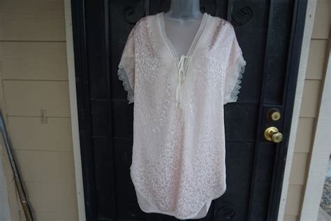 Lily Of France Vintage S S Lingerie Nightgown Negligee Etsy