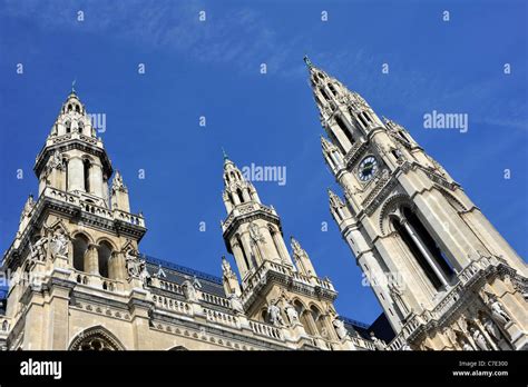 The City Hall Or Rathaus Vienna Austria Stock Photo Alamy