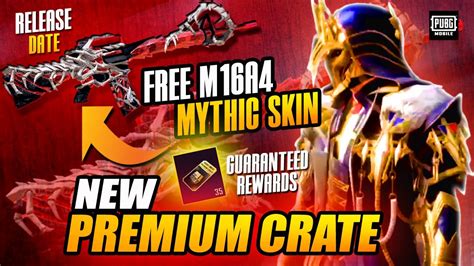 Free M16A4 Mythic Skin New Premium Crate Leaks And Release Date