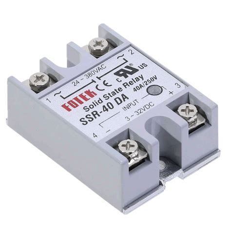 Rele de Estado Sólido Fotek SSR-40DA 3-32V DC
