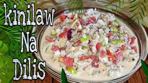 Kinilaw Na Dilis With Gata Pulutan Anchovovies Ceviche W Coconut