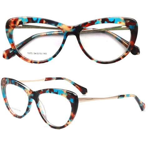 Lynwood Cat Eye Glasses For Women W Tortoise Shell Pattern Acetat