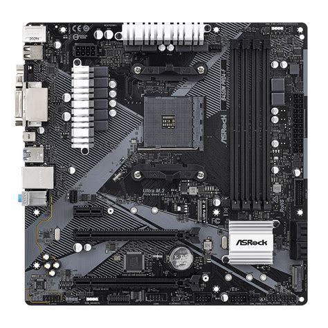 ASRock B450M PRO4-F R2.0(AM4/B450, 4*DDR4, PCIex16, DVI-D/HDMI/VGA ...
