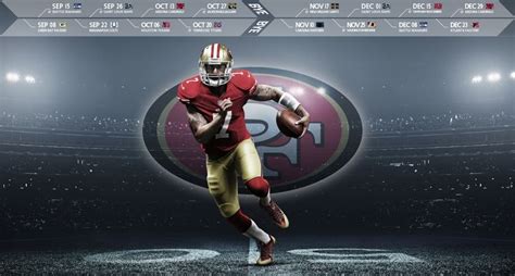 🔥 Download Desktop Wallpaper With 49ers Schedule Kaepernick7 by @derekbrown | 49ERS Schedule ...