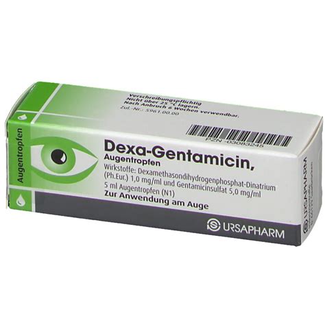 Dexa Gentamicin Augentropfen Ml Mit Dem E Rezept Kaufen Shop Apotheke