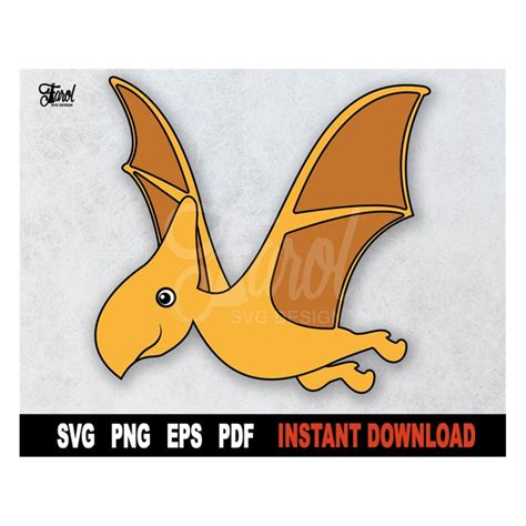 Dinosaur Svg Pterodactyl Svg Dinosaur Svg File For Cricut Inspire